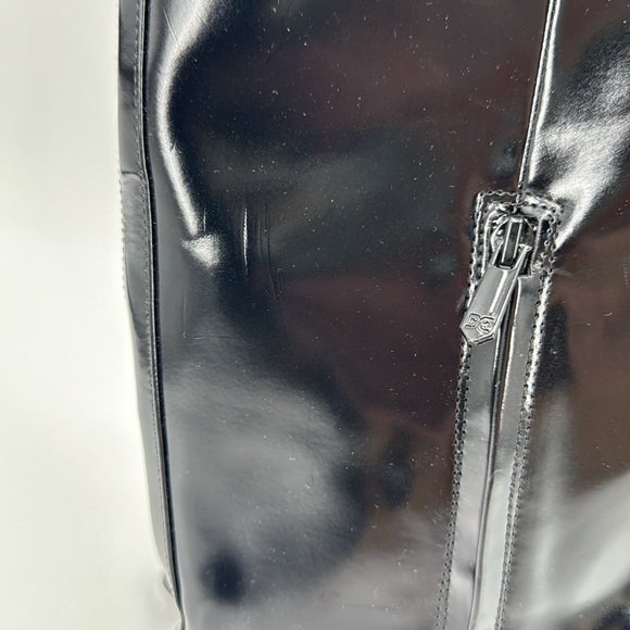 Sam Edelman Black Heeled Cesar Wide Calf Riding Boots Size 9 - Picture 7 of 13